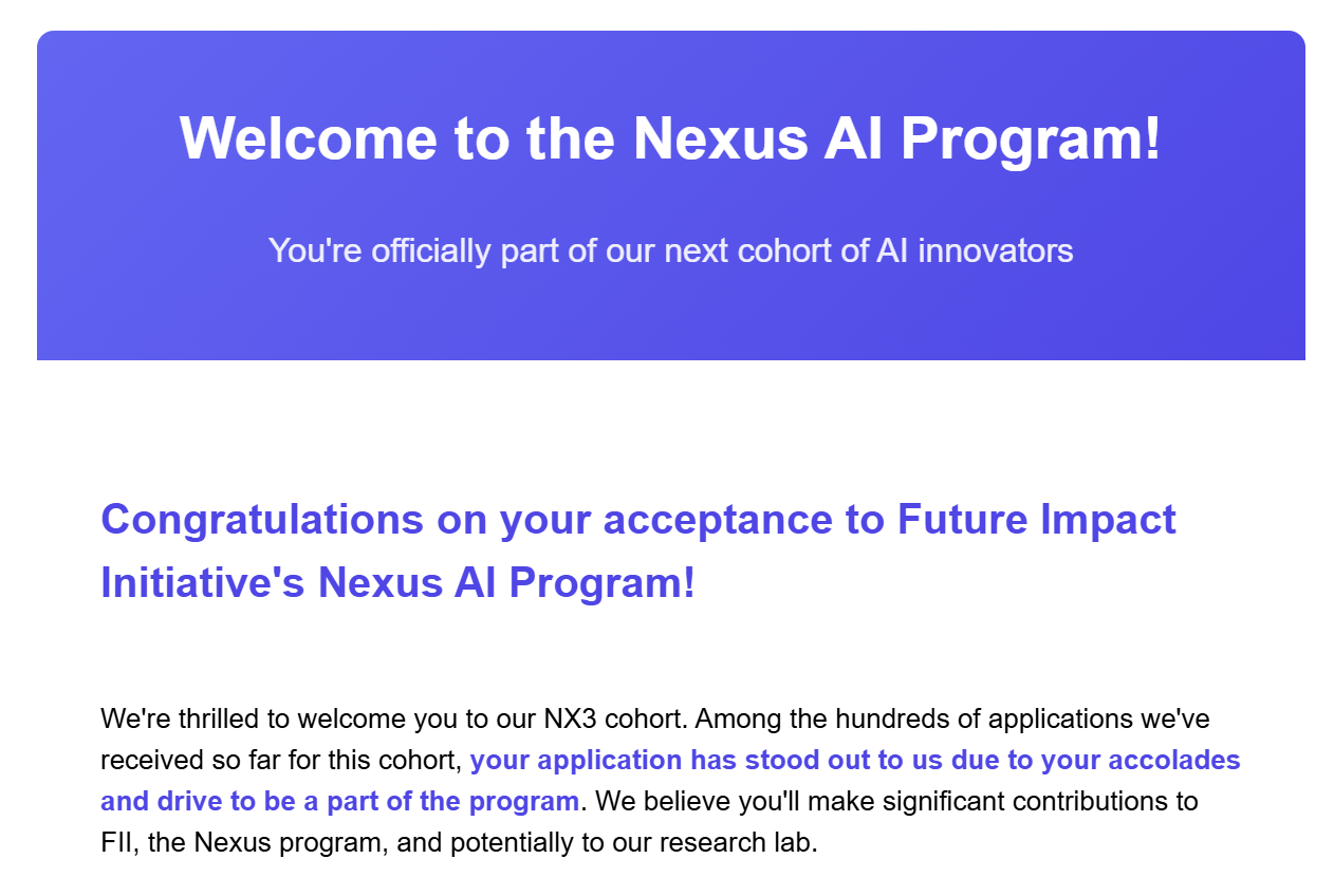 Nexus AI Program